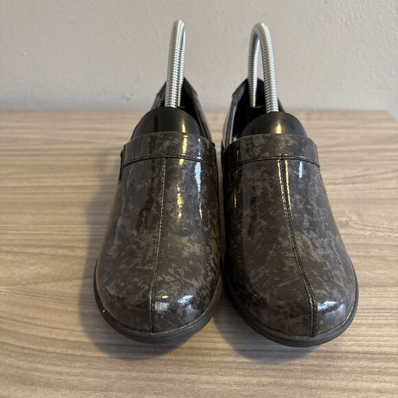 Work Wonders by Dansko Black Dark Grey Clogs Shoes Women Eu Sz 36 US Sz 5.5-6 - Picture 3 of 11